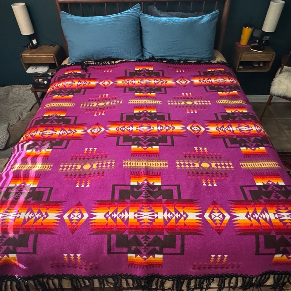 VTG Pendleton Chief Joseph fringe blanket